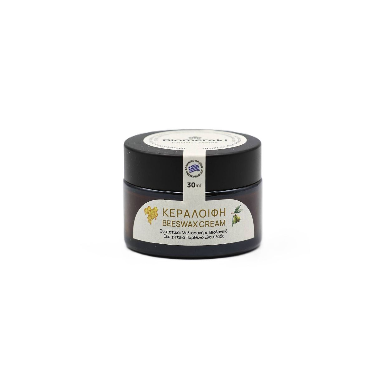 Κεραλοιφή Φυσικής Ενυδάτωσης με Βιολογικό Ελαιόλαδο & Κερί Μέλισσας