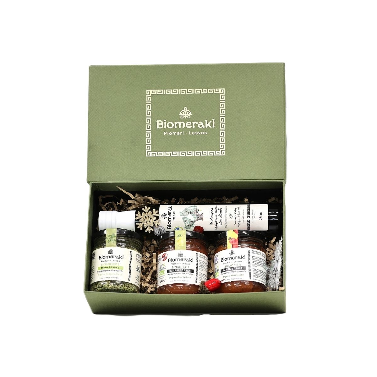 Πακέτο Δώρου Βιολογικών Προϊόντων – Biomeraki Μικρή Επιλογή