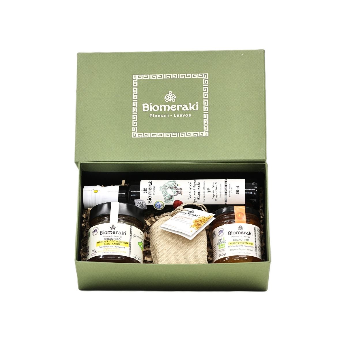Πακέτο Δώρου Βιολογικών Προϊόντων – Biomeraki Μικρή Plus Επιλογή